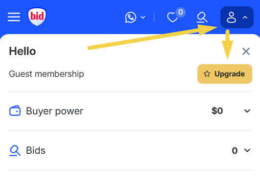 How do I upgrade my membership