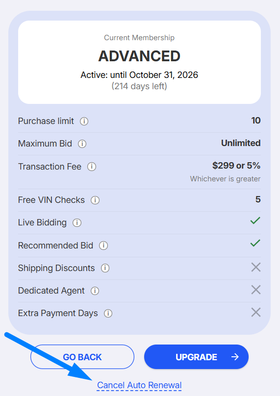 How do I cancel my membership auto-renewal 2